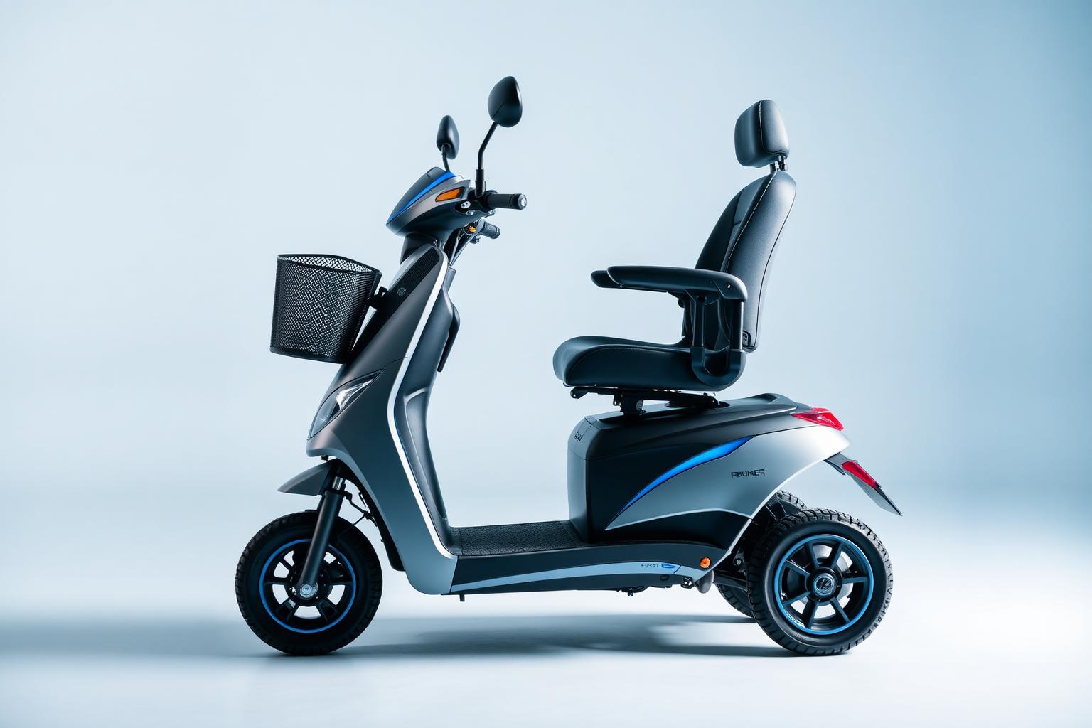 Premium mobility scooter ready for service